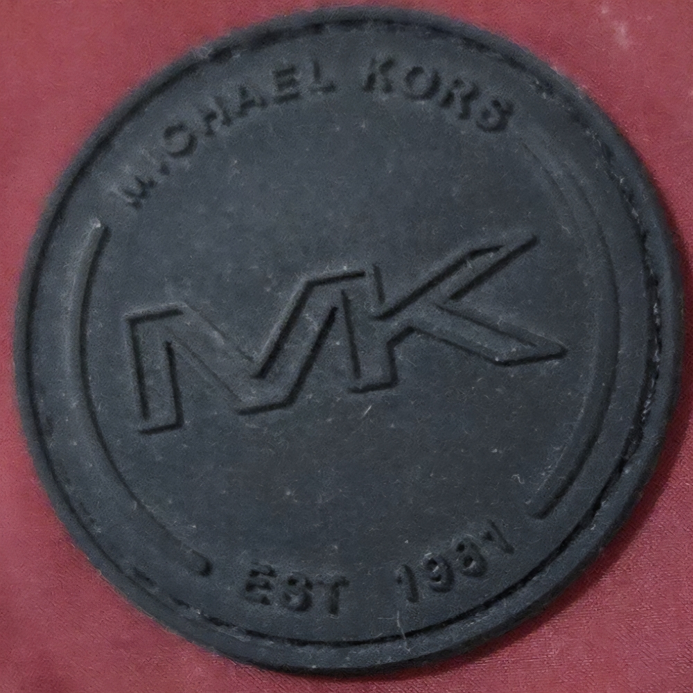 Michael Kors Black Embossed Patch
